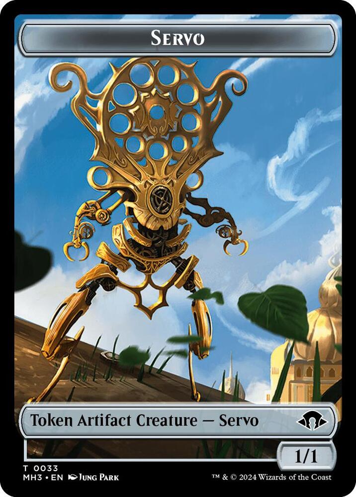 Servo // Thopter Double-Sided Token [Modern Horizons 3] 33 // 13