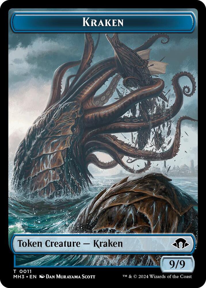 Kraken // Energy Reserve Double-Sided Token [Modern Horizons 3] 11 // 36