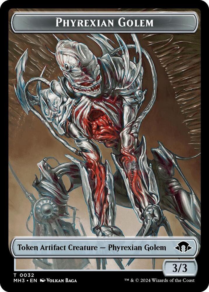Phyrexian Golem Token [Modern Horizons 3] 32