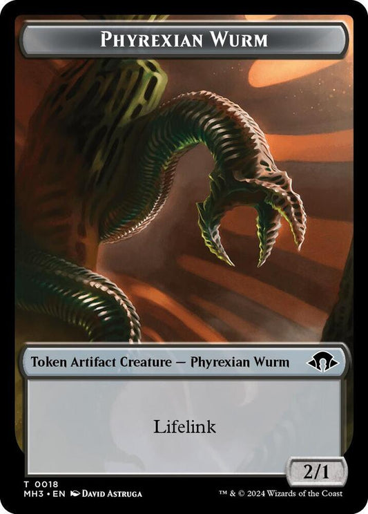 Phyrexian Wurm Token (0018) [Modern Horizons 3] 18