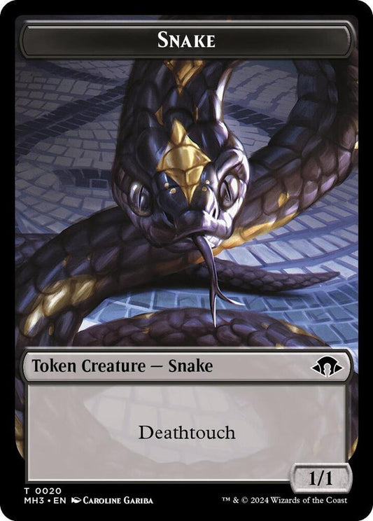 Snake // Energy Reserve Double-Sided Token [Modern Horizons 3] 20 // 36