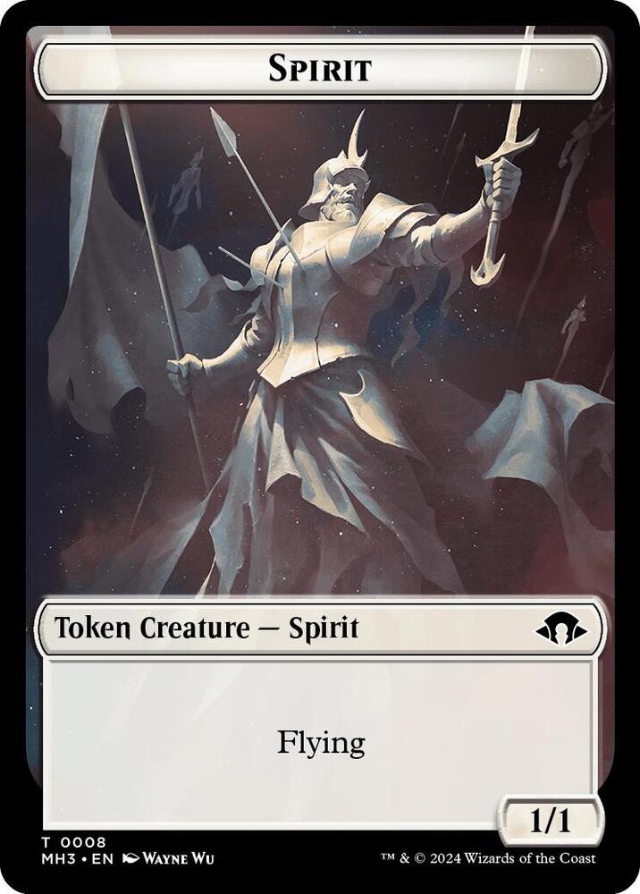 Spirit (0008) // Energy Reserve Double-Sided Token [Modern Horizons 3] 8 // 36