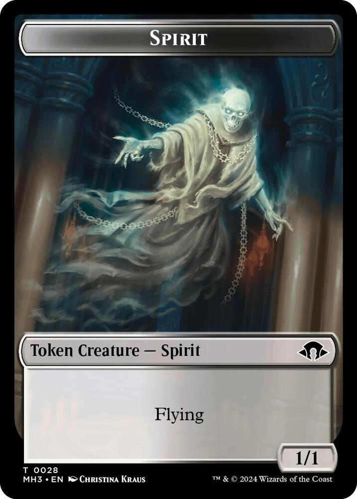 Spirit (0028) // Energy Reserve Double-Sided Token [Modern Horizons 3] 28 // 36
