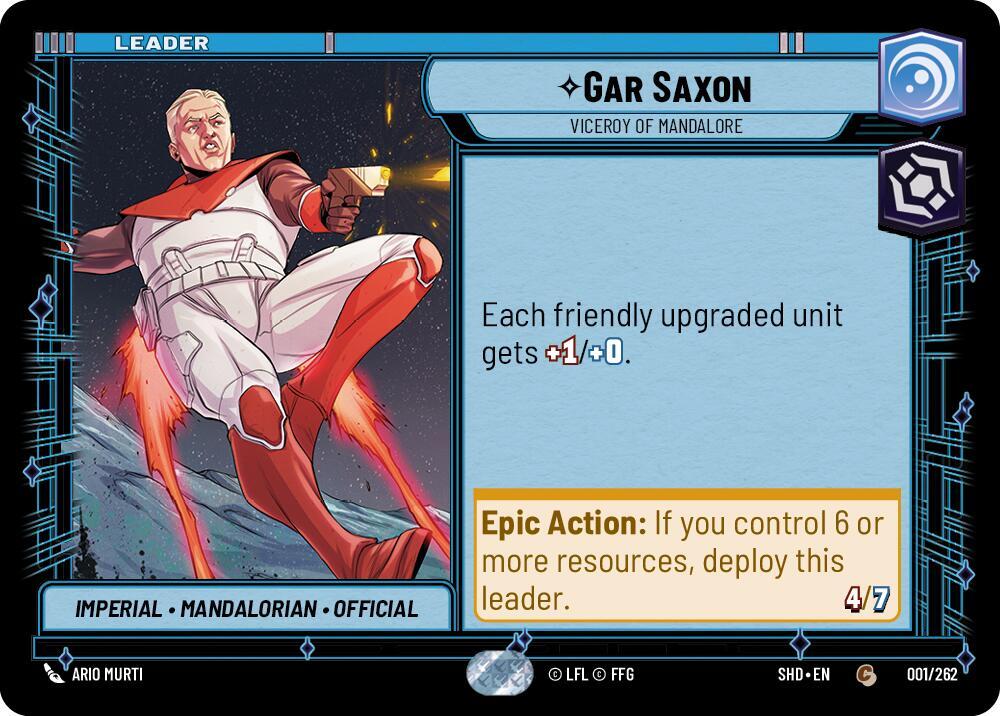 Gar Saxon - Viceroy of Mandalore [Shadows of the Galaxy] 001/262
