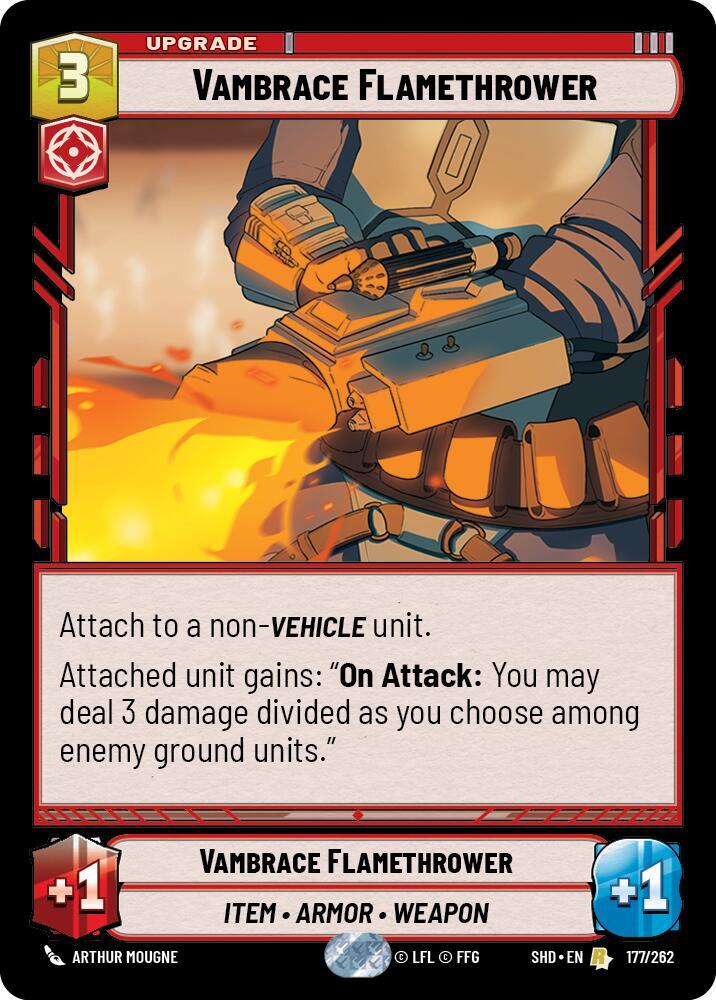 Vambrace Flamethrower [Shadows of the Galaxy] 177/262