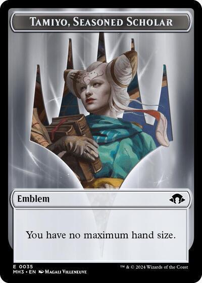 Emblem - Tamiyo, Seasoned Scholar [Modern Horizons 3] 35