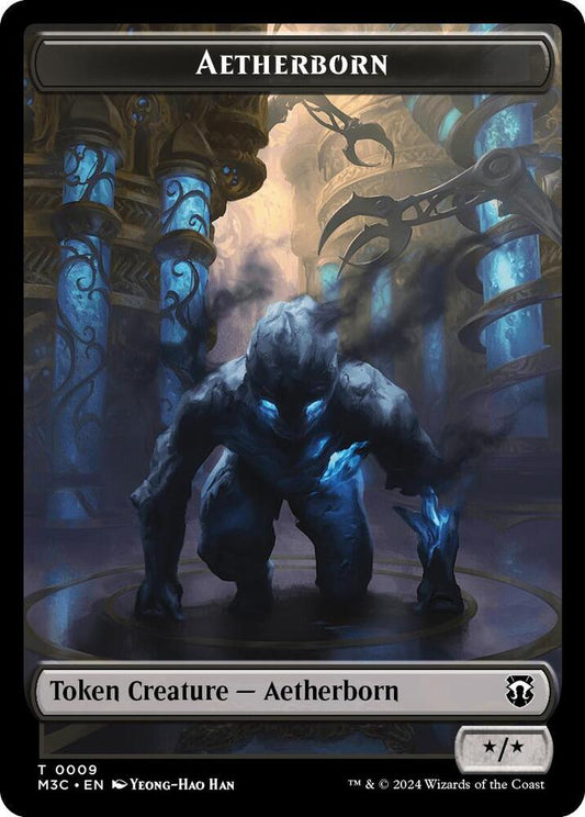 Aetherborn (Ripple Foil) // Thopter Double-Sided Token [Commander: Modern Horizons 3] 9 // 26