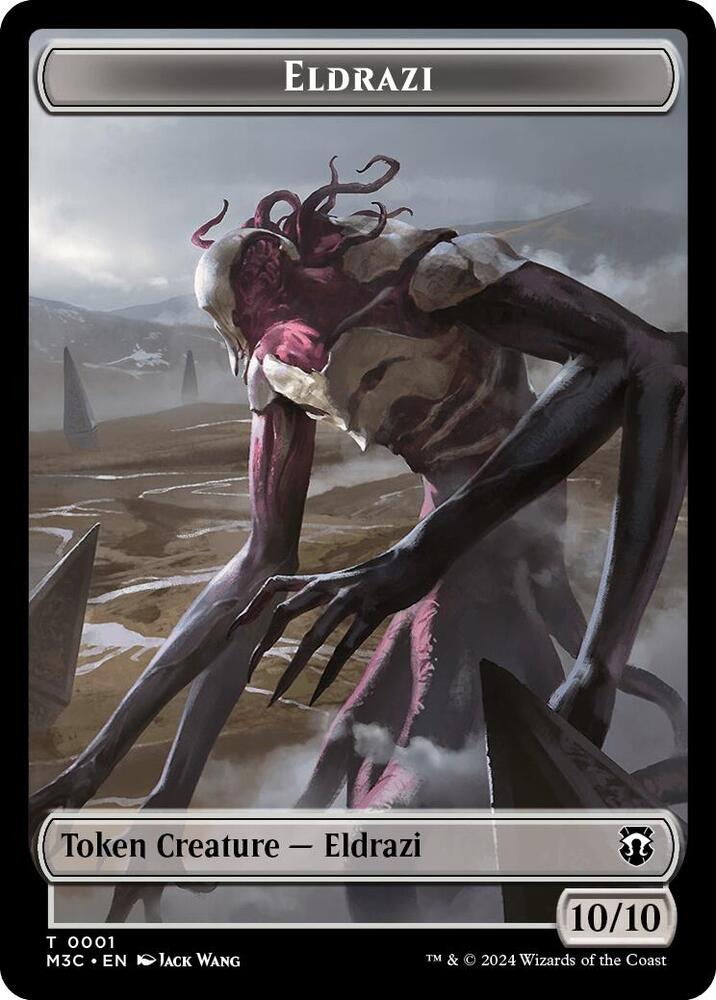 Eldrazi (Ripple Foil) // Spirit Double-Sided Token [Commander: Modern Horizons 3] 1 // 5