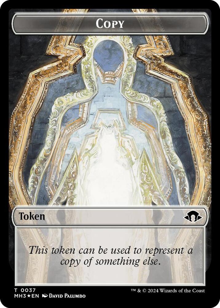 Copy (Ripple Foil) // Gremlin Double-Sided Token [Modern Horizons 3] 37 // 23