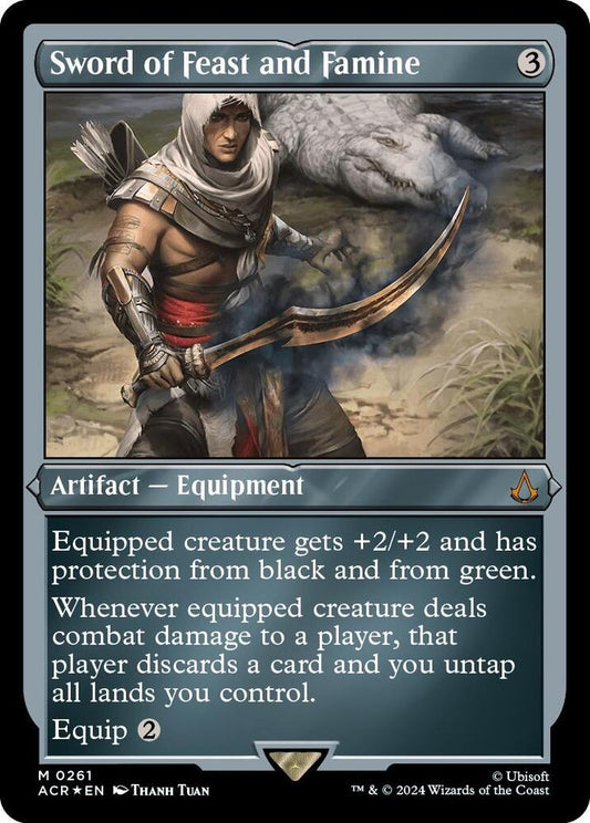 Sword of Feast and Famine (Foil Etched) [Universes Beyond: Assassin's Creed] 261
