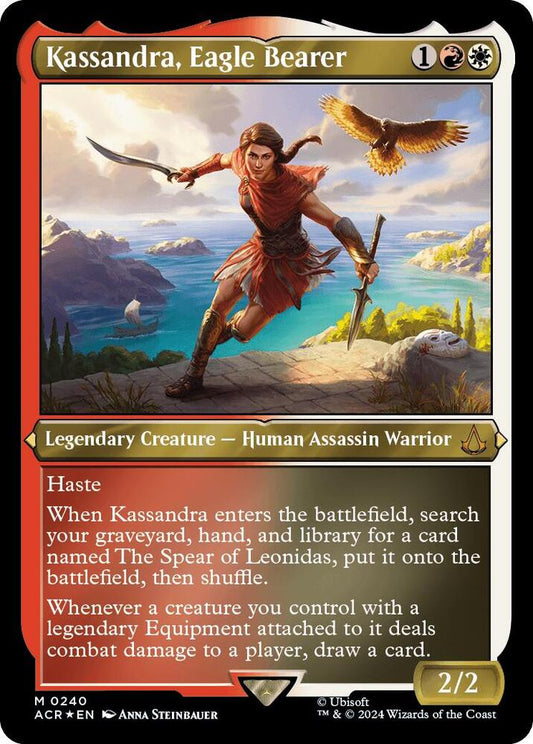 Kassandra, Eagle Bearer (Foil Etched) [Universes Beyond: Assassin's Creed] 240