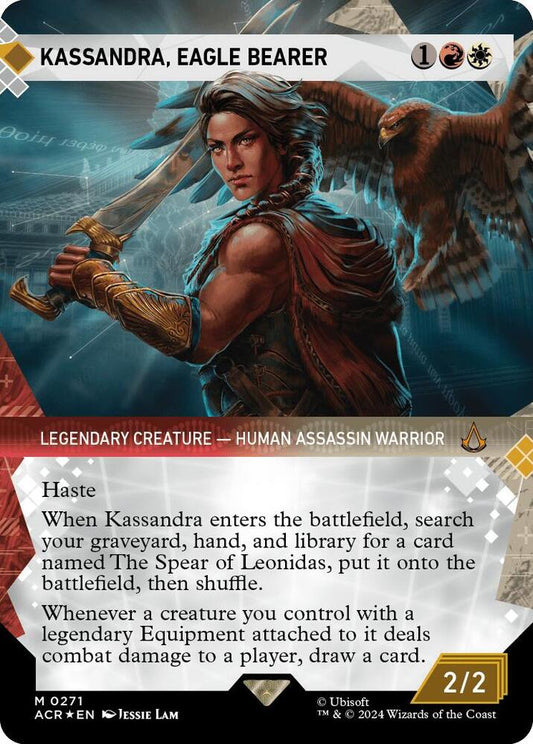 Kassandra, Eagle Bearer (Showcase) (Textured Foil) [Universes Beyond: Assassin's Creed] 271