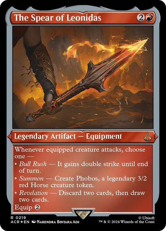 The Spear of Leonidas (Foil Etched) [Universes Beyond: Assassin's Creed] 219