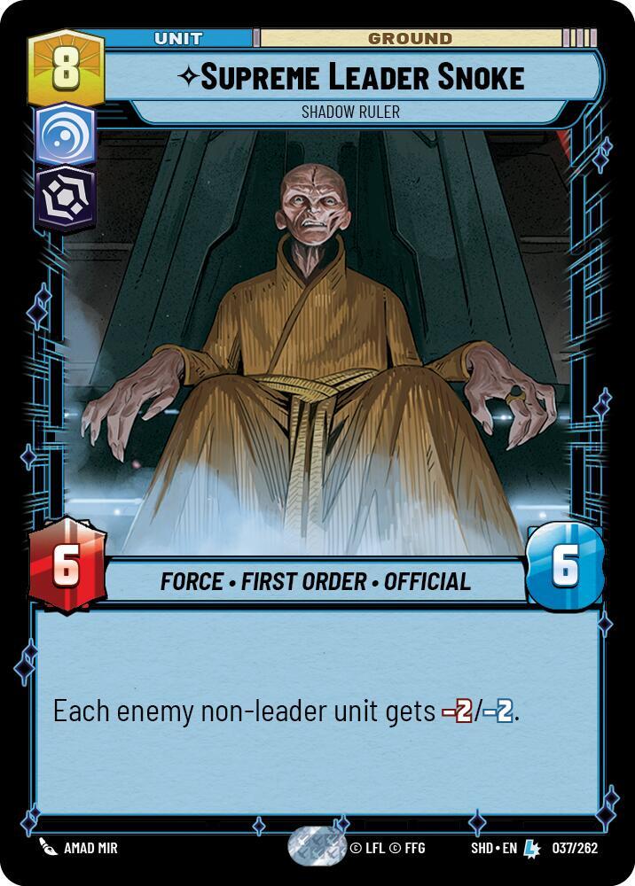 Supreme Leader Snoke - Shadow Ruler [Shadows of the Galaxy] 037/262
