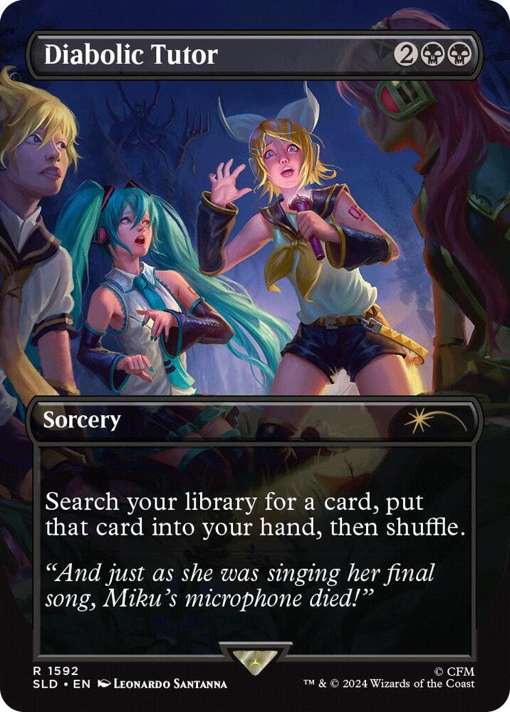 Diabolic Tutor (1592) [Secret Lair Drop Series] 1592