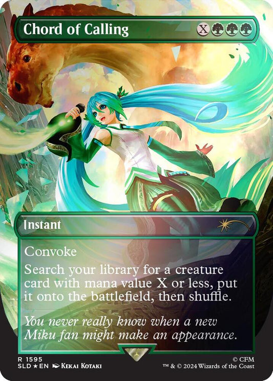 Chord of Calling (1595) (Rainbow Foil) [Secret Lair Drop Series] 1595