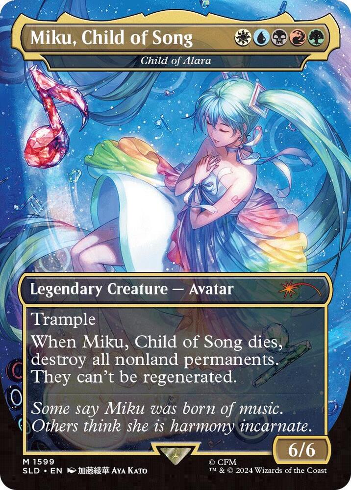 Miku, Child of Song - Child of Alara [Secret Lair Drop Series] 1599