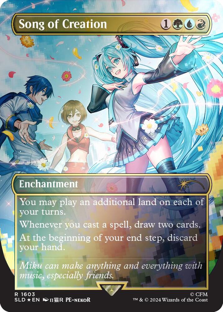 Song of Creation (Rainbow Foil) [Secret Lair Drop Series] 1603