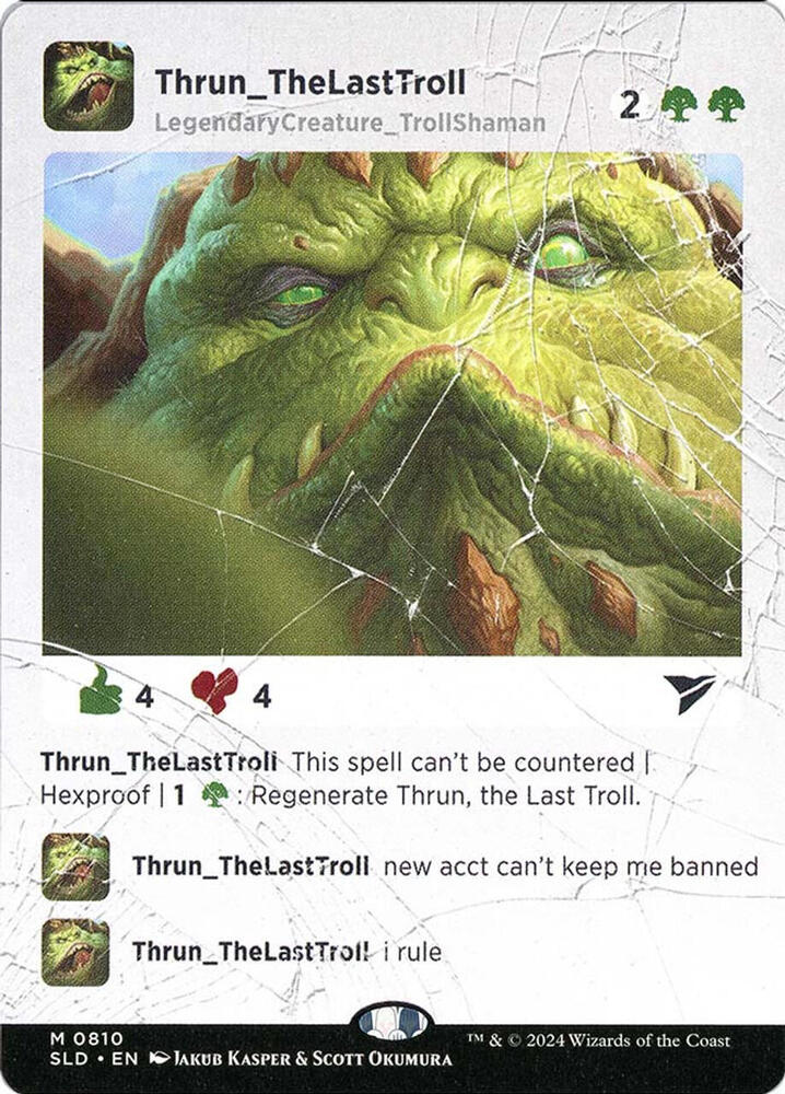 Thrun, the Last Troll [Secret Lair Drop Series] 810