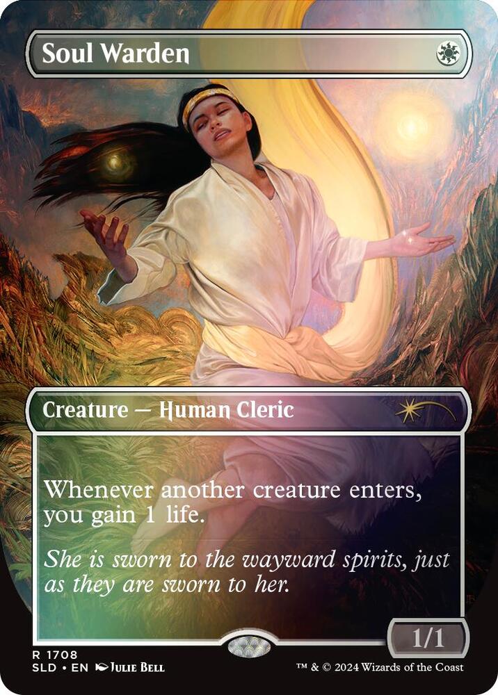 Soul Warden (1708) (Rainbow Foil) [Secret Lair Drop Series] 1708