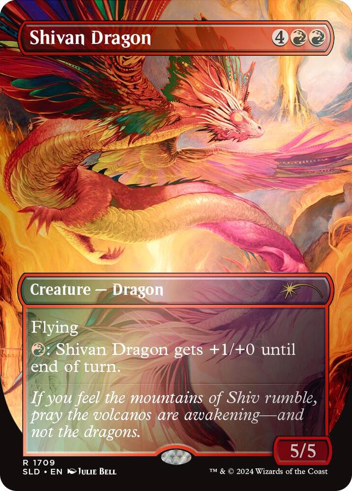 Shivan Dragon (Rainbow Foil) [Secret Lair Drop Series] 1709