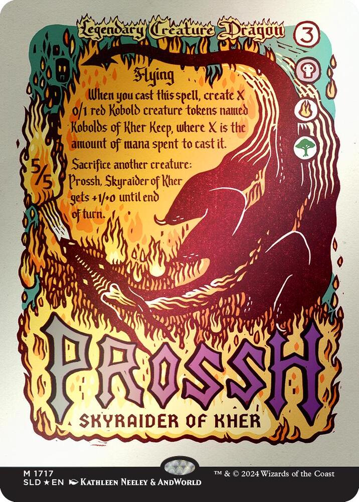 Prossh, Skyraider of Kher (Rainbow Foil) [Secret Lair Drop Series] 1717