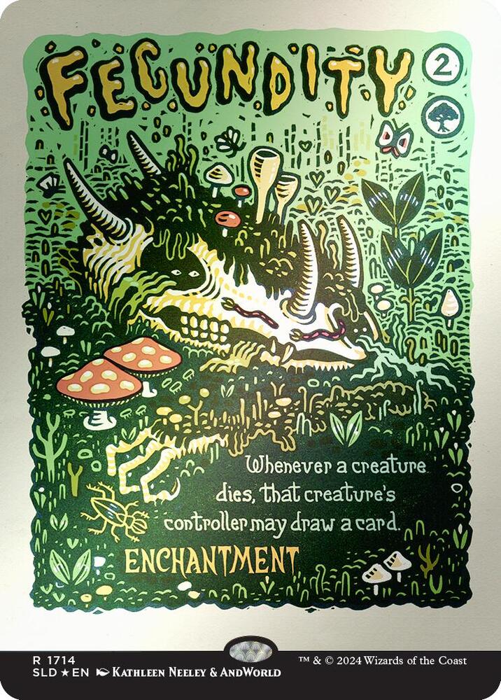 Fecundity (Rainbow Foil) [Secret Lair Drop Series] 1714