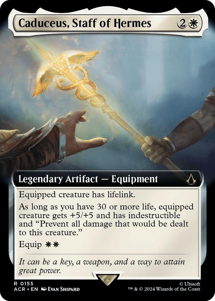 Caduceus, Staff of Hermes (Extended Art) [Universes Beyond: Assassin's Creed] 155