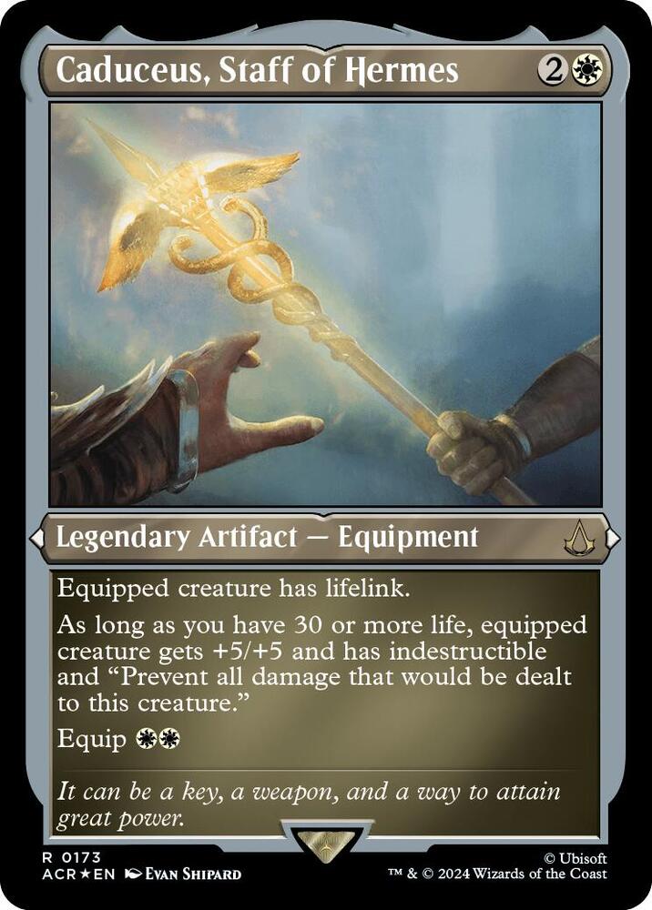 Caduceus, Staff of Hermes (Foil Etched) [Universes Beyond: Assassin's Creed] 173