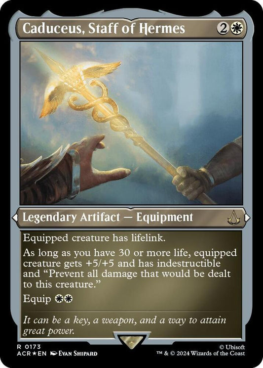 Caduceus, Staff of Hermes (Foil Etched) [Universes Beyond: Assassin's Creed] 173