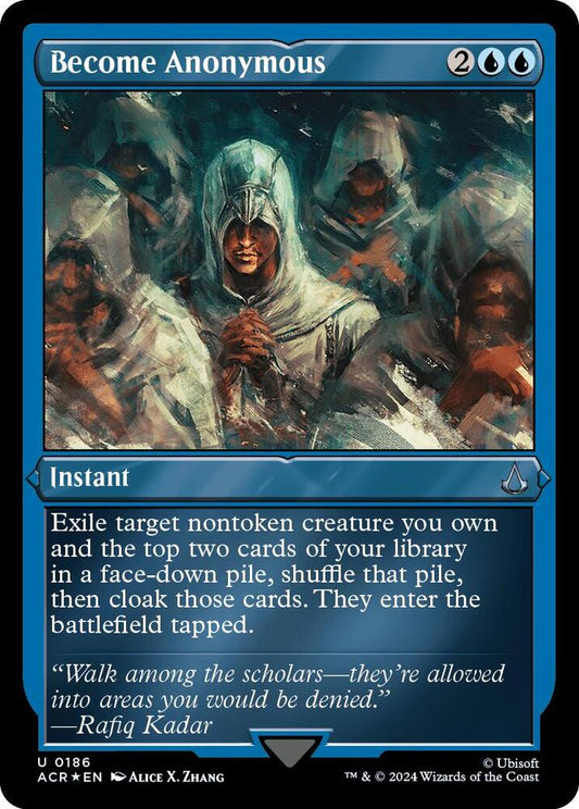 Become Anonymous (Foil Etched) [Universes Beyond: Assassin's Creed] 186