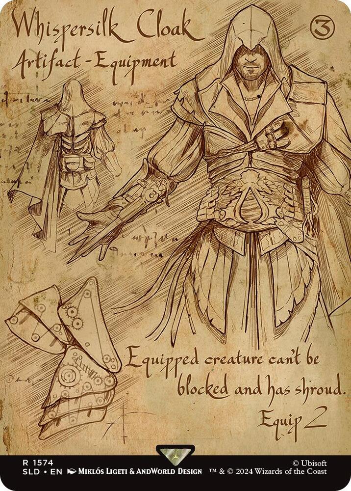 Whispersilk Cloak [Secret Lair Drop Series] 1574