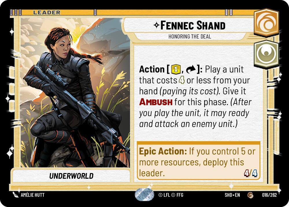 Fennec Shand - Honoring the Deal [Shadows of the Galaxy] 016/262