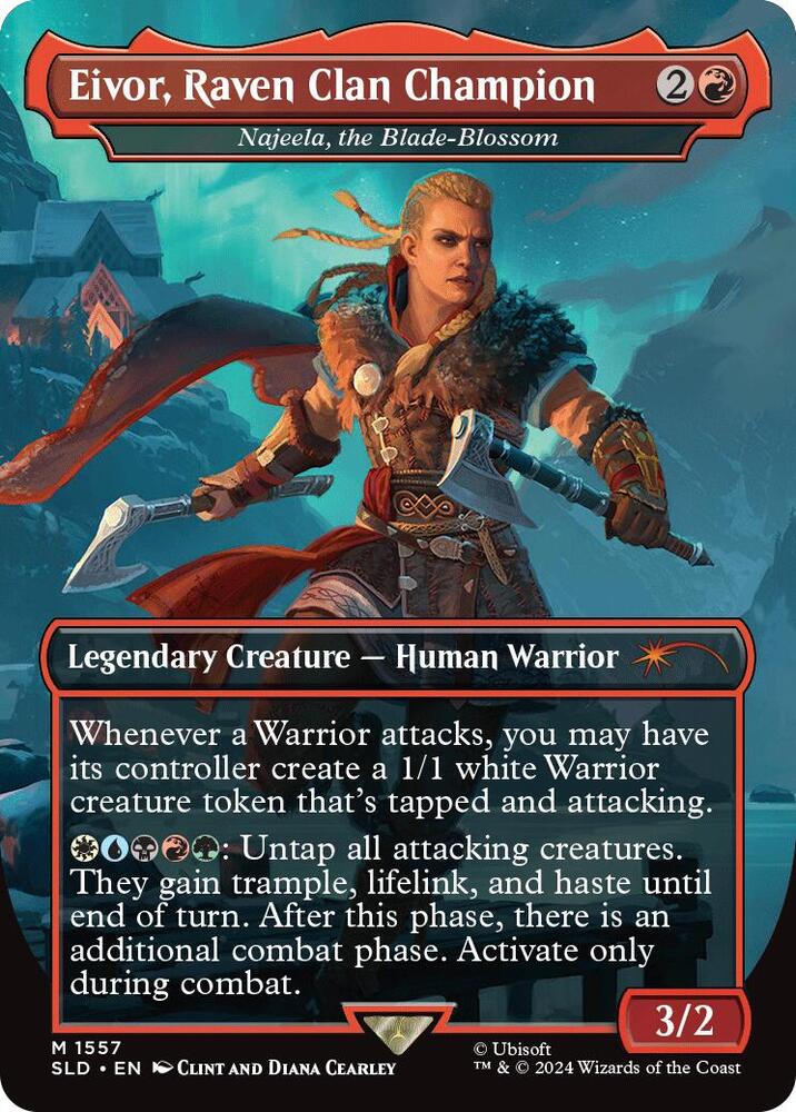Eivor, Raven Clan Champion - Najeela, the Blade-Blossom [Secret Lair Drop Series] 1557