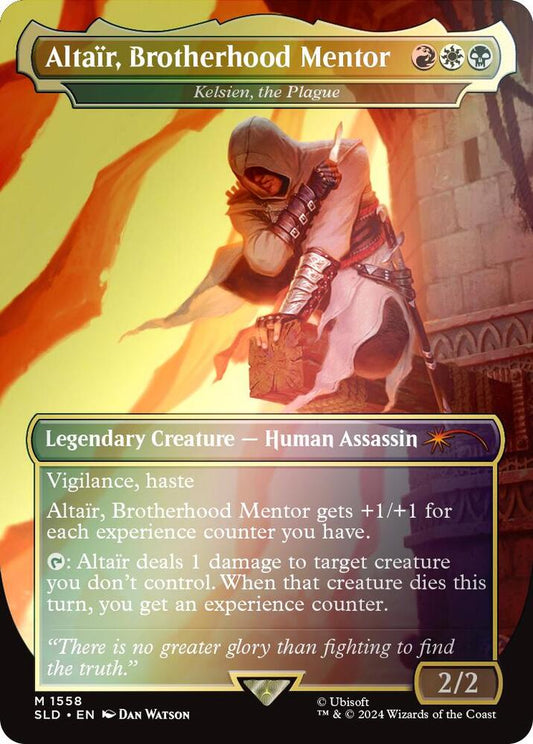 Altair, Brotherhood Mentor - Kelsien, the Plague (Rainbow Foil) [Secret Lair Drop Series] 1558
