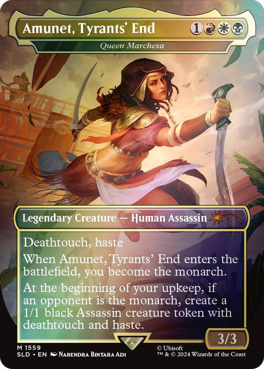 Amunet, Tyrants' End - Queen Marchesa (Rainbow Foil) [Secret Lair Drop Series] 1559
