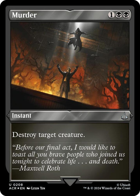 Murder (Foil Etched) [Universes Beyond: Assassin's Creed] 208