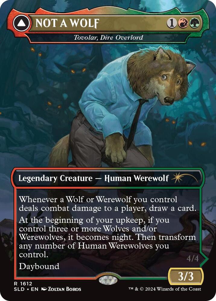 NOT A WOLF - Tovolar, Dire Overlord [Secret Lair Drop Series] 1612