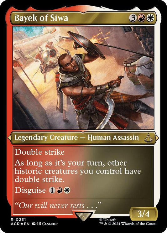 Bayek of Siwa (Foil Etched) [Universes Beyond: Assassin's Creed] 231