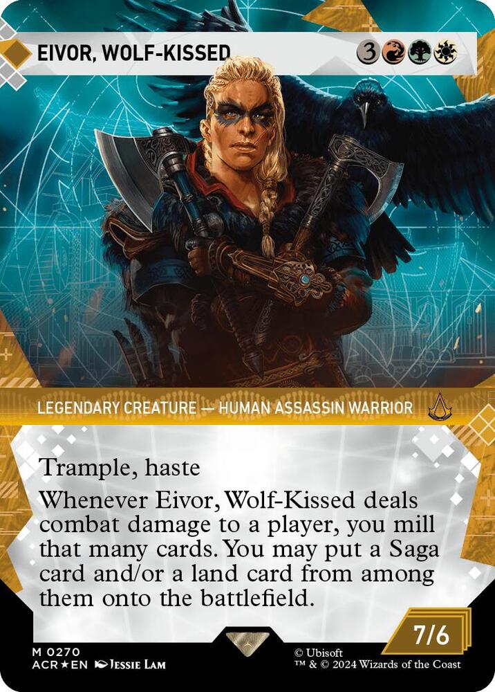 Eivor, Wolf-Kissed (Showcase) (Textured Foil) [Universes Beyond: Assassin's Creed] 270