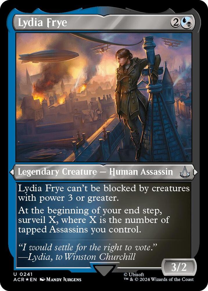 Lydia Frye (Foil Etched) [Universes Beyond: Assassin's Creed] 241