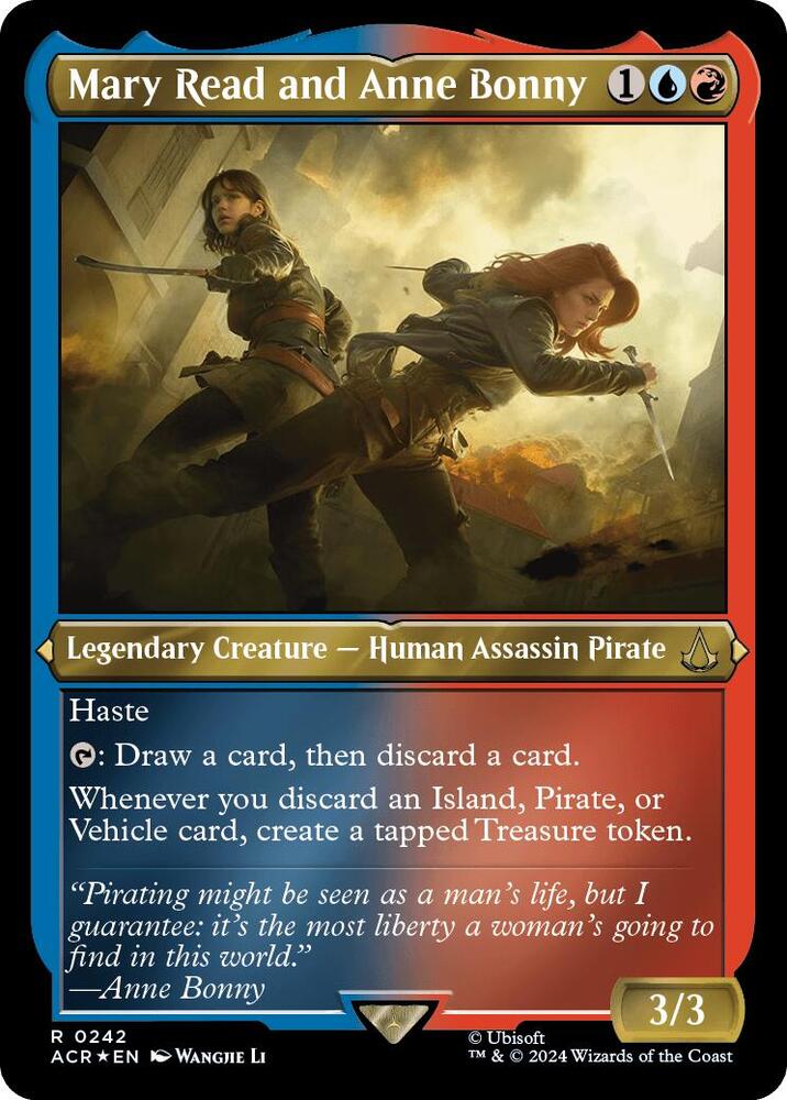 Mary Read and Anne Bonny (Foil Etched) [Universes Beyond: Assassin's Creed] 242