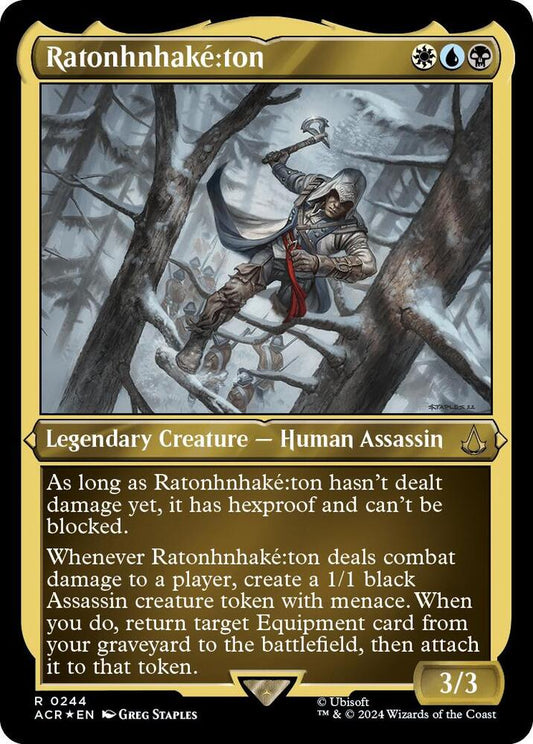 Ratonhnhake:ton (Foil Etched) [Universes Beyond: Assassin's Creed] 244