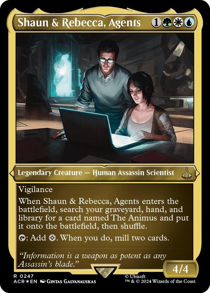 Shaun & Rebecca, Agents (Foil Etched) [Universes Beyond: Assassin's Creed] 247
