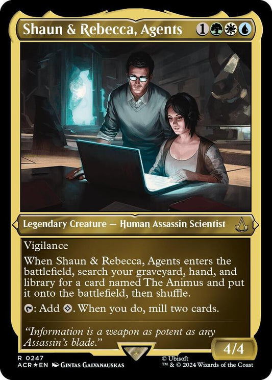Shaun & Rebecca, Agents (Foil Etched) [Universes Beyond: Assassin's Creed] 247