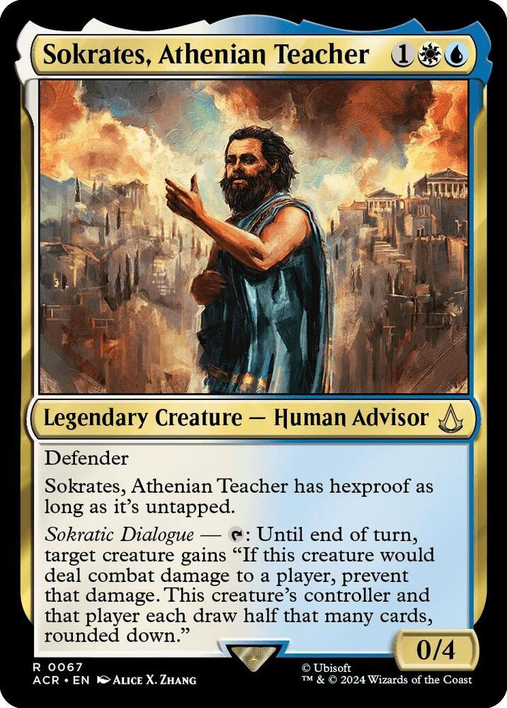 Sokrates, Athenian Teacher [Universes Beyond: Assassin's Creed] 67