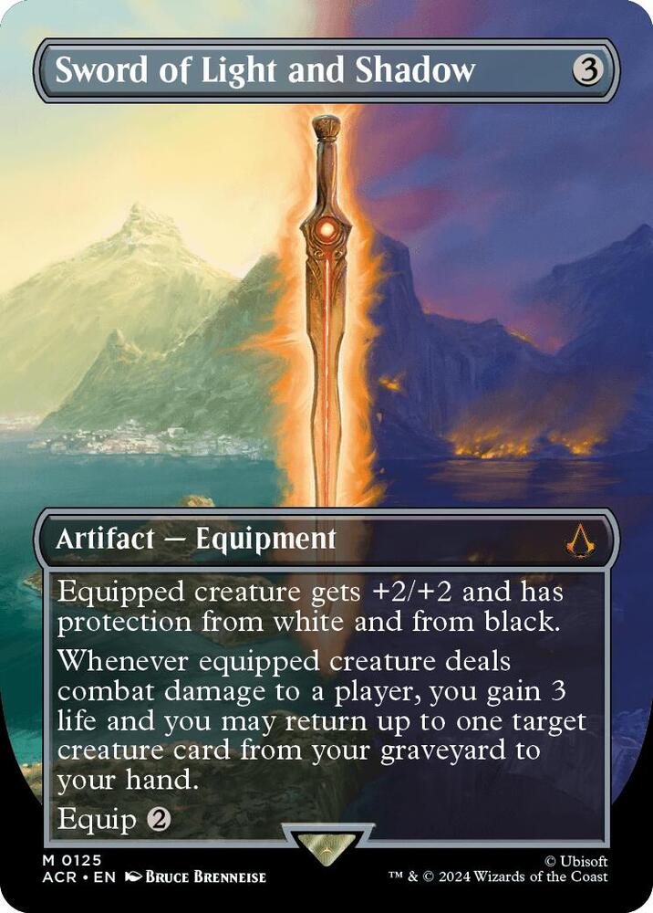 Sword of Light and Shadow (Borderless) [Universes Beyond: Assassin's Creed] 125