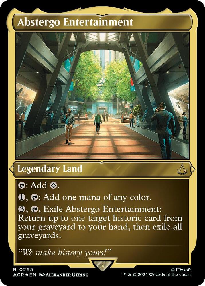 Abstergo Entertainment (Foil Etched) [Universes Beyond: Assassin's Creed] 265