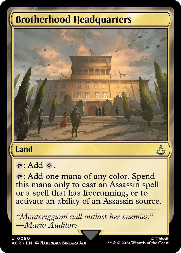 Brotherhood Headquarters [Universes Beyond: Assassin's Creed] 80