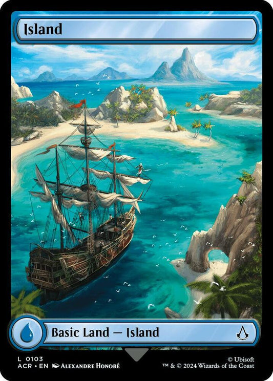 Island (0103) [Universes Beyond: Assassin's Creed] 103